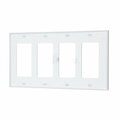 American Imaginations Rectangle White Electrical Switch Plate Plastic AI-37091
